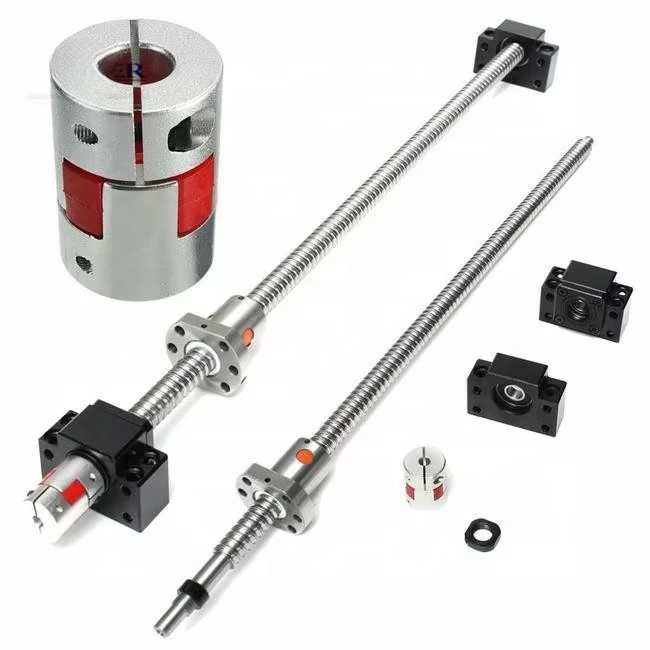 HGR20 Linear Motion Guide Rail Set with SFU1605 Ball Screw for DIY CNC Routers and Lathes