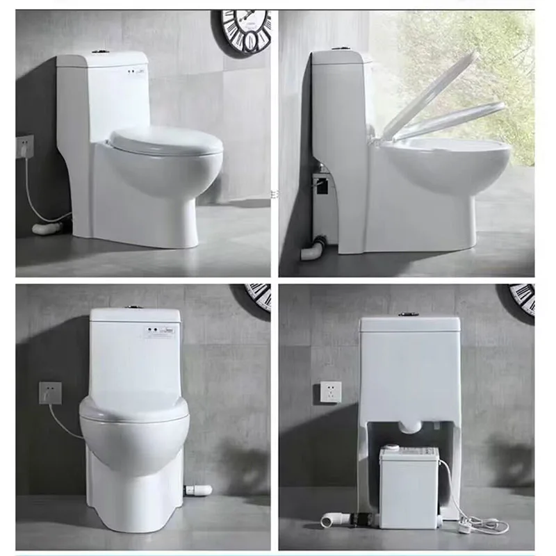 Cheap500W Household automatic pumping sewage lifter electric crushing toilet sewage lifting pump motor crushing crushin