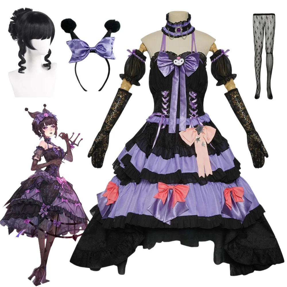 

Mary Linkage Skin Cosplay Game Identity V Costume Cosplay Anime Bloody Queen Clothes Wig Halloween Party Set