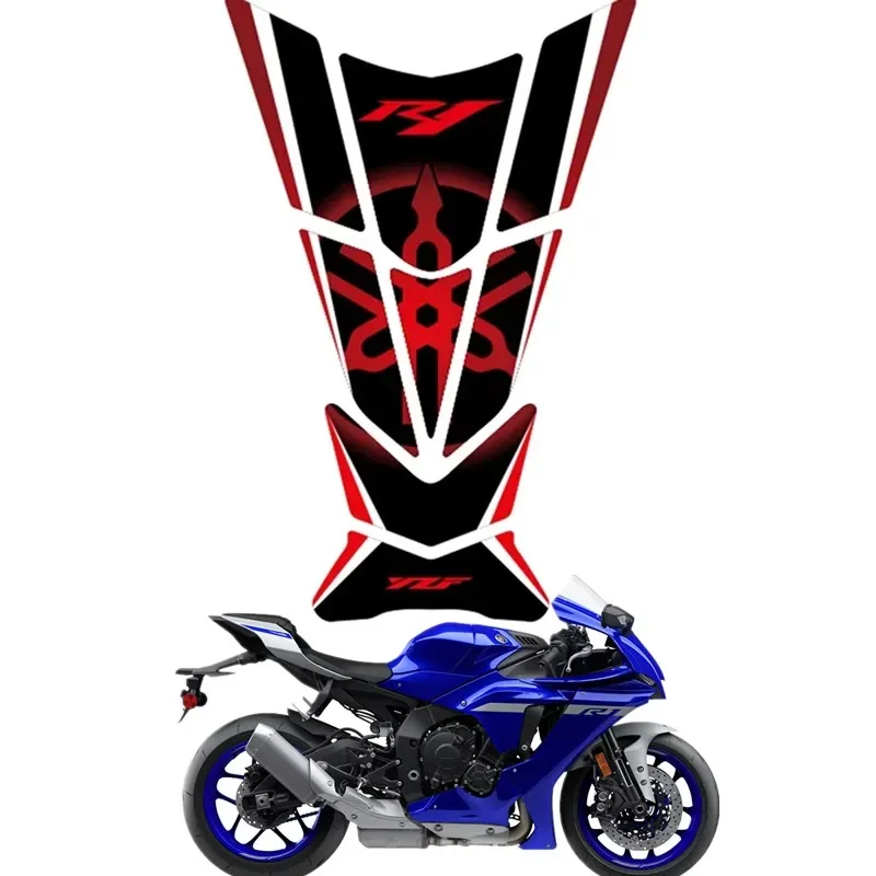 

Защита для топливного бака мотоцикла YAMAHA YZF1000 R1 R 1 3D гелевая Наклейка Стикер-2 аксессуары