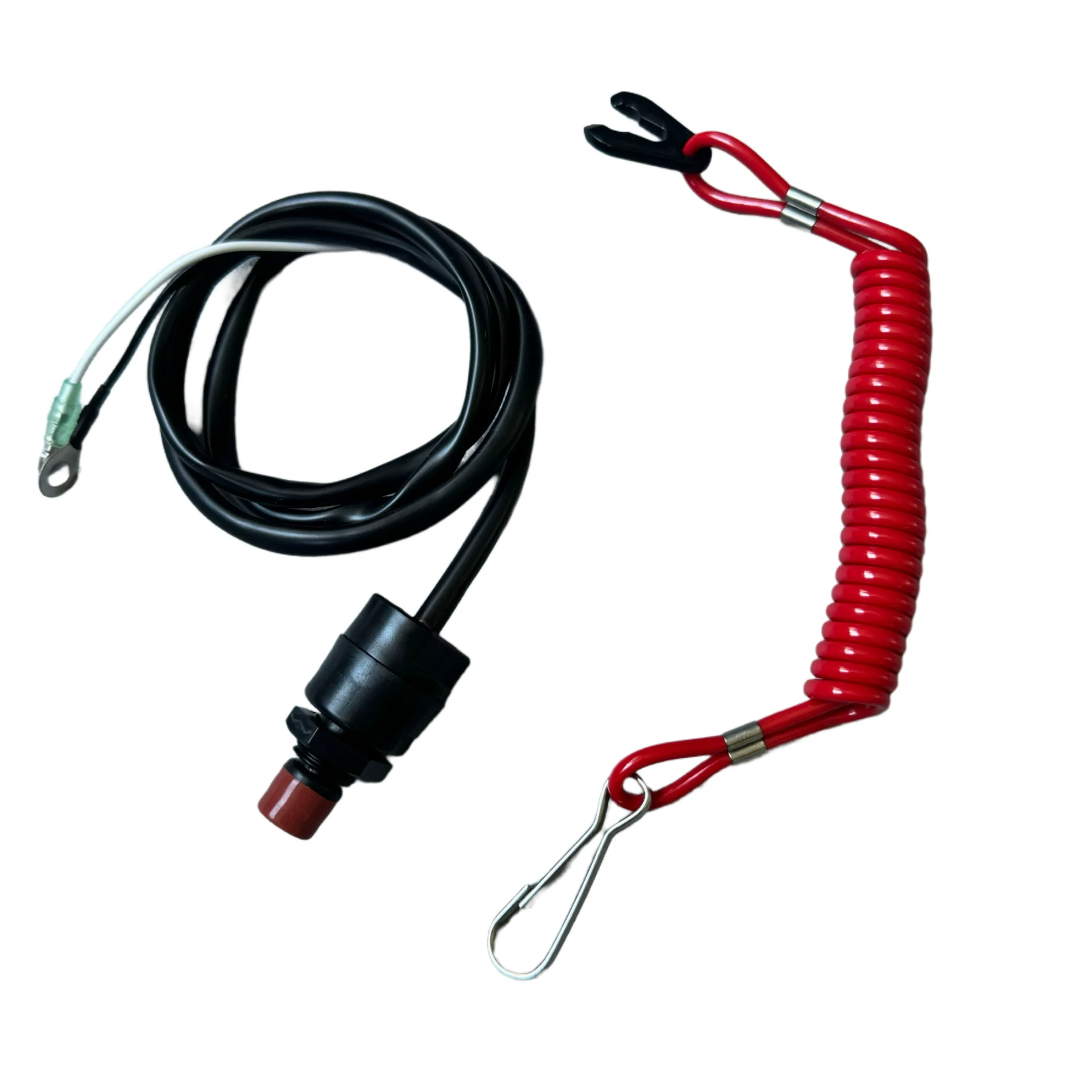 Boat Motor Kill Stop Switch & Safety Tether Lanyard For Yamaha / Tohatsu Outboard Motor Parts , Free Shipping