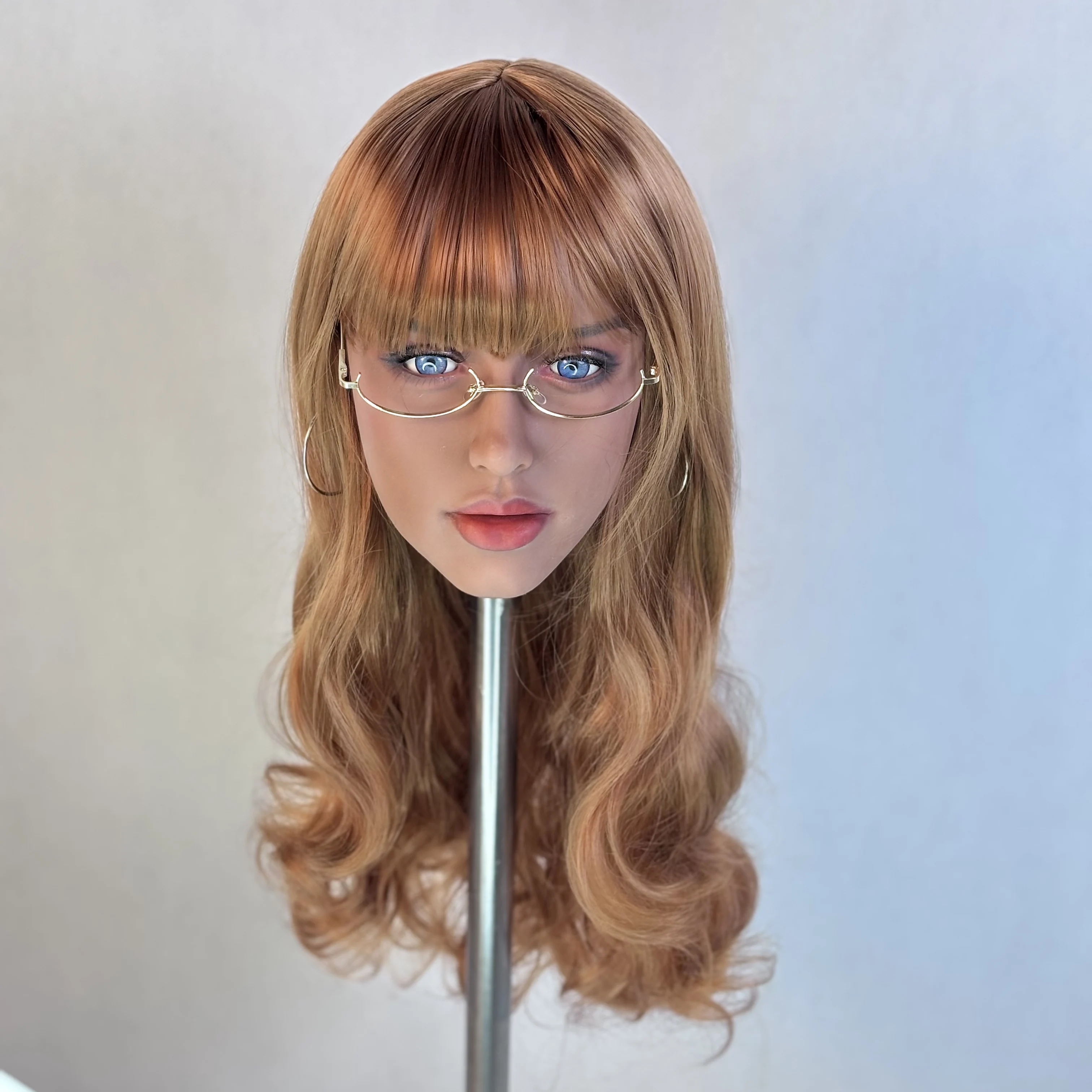 

1:1 realistic adult dummy head,Mannequin Head,M16 screw interface,Synthetic Hair,Replaceable hairpiece,Training Hair,exquisite m