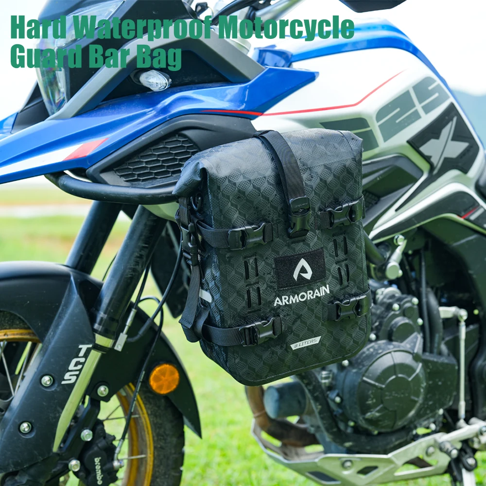 

Водонепроницаемая сумка для мотоциклетной защитной дуги, сумка для инструментов на защитную дугу, боковая сумка для хранения, задняя сумка, снаряжение для мототуризма