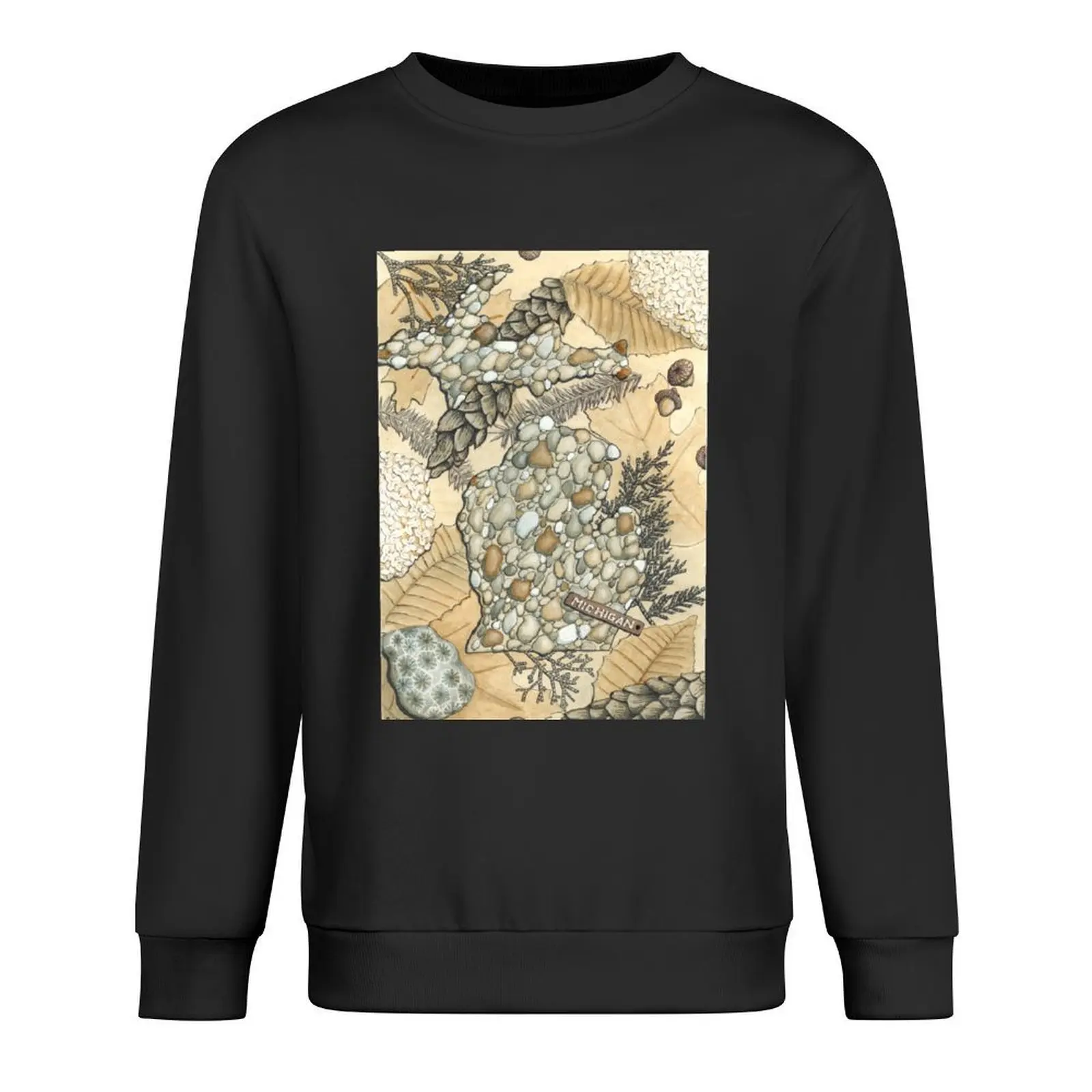 

Michigan Rocks Pullover mens designer clothes korean style clothes tracksuit autumn winter man sweatshirt