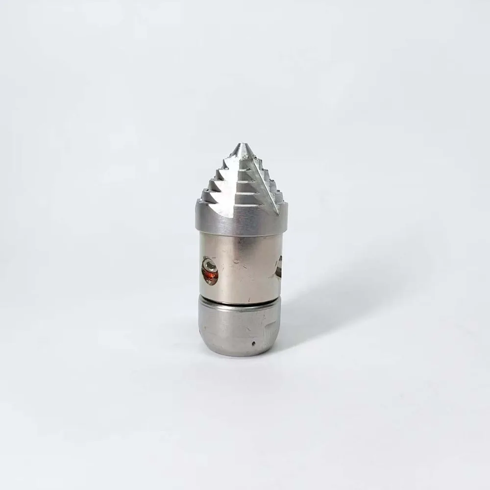 

Mini 160G rotary nozzle small flow 15-30L/min High-pressure water Mouse sewer drain tube cleaning nozzle 3/8 female