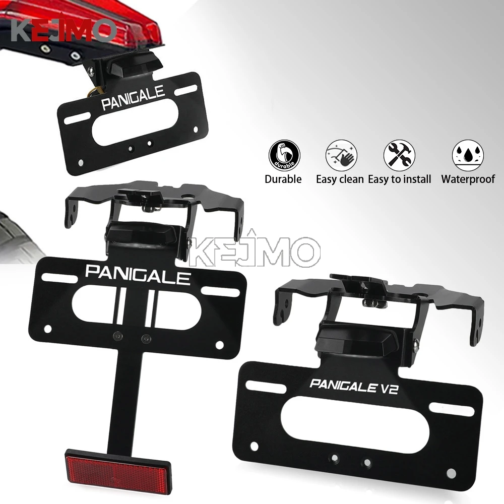 

Accessories License Plate Relocation Bracket For Ducati Panigale V4 S/SP/R Speciale Superleggera Panigale V2 18-2025 Motorcycle