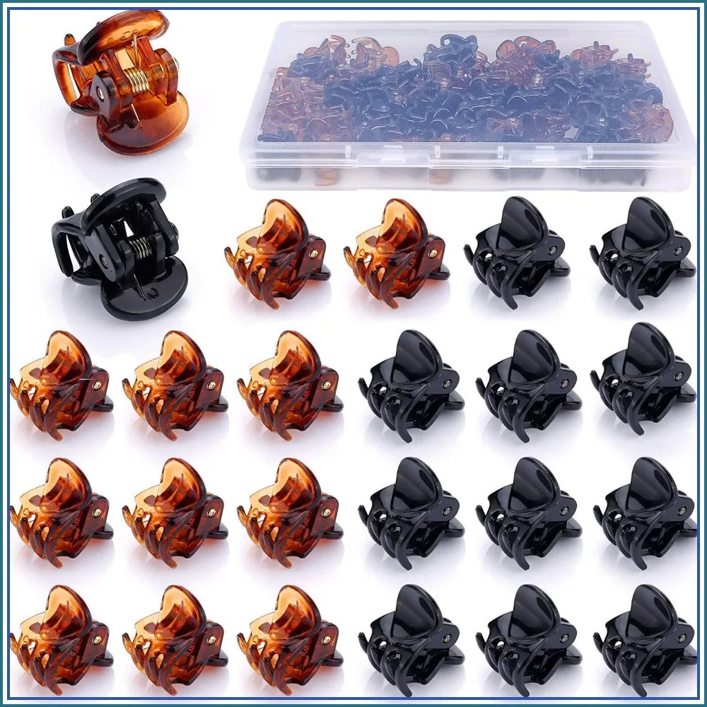 

48Pcs Mini Hair Claw Clips, Small Hair Clips for Fine Hair, Multifunction Clamp Clips Hair Accessories