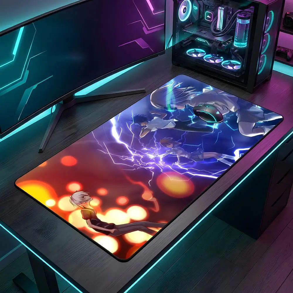 

anime Toaru K-kagaku no Railgun Mouse Pad Mousepad Large Gaming LockEdge Thickened Computer Keyboard Table Desk Mat