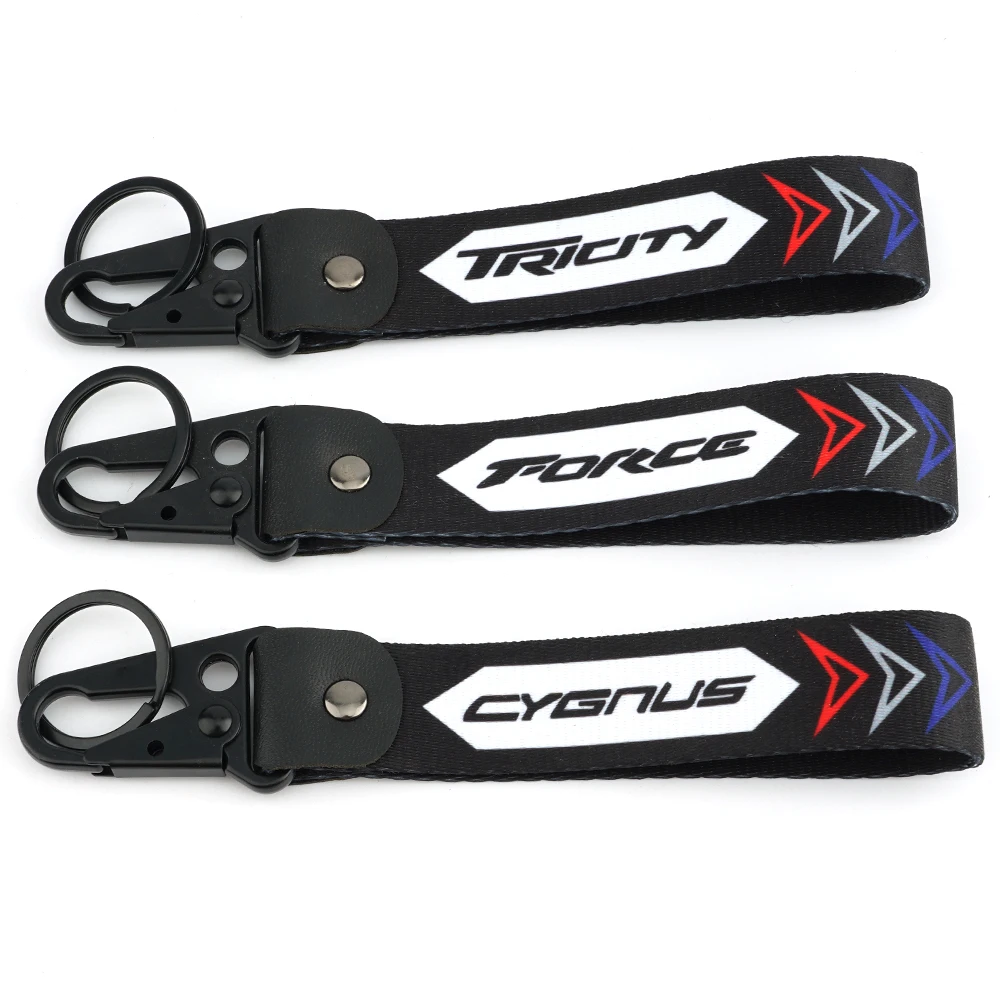 Moto Keychain For Yamaha Cygnus X 125 X125 Force 400 155 Tricity 300 125 Tricity300 Tricity125 Keyring Key Chain Tag Key Holder