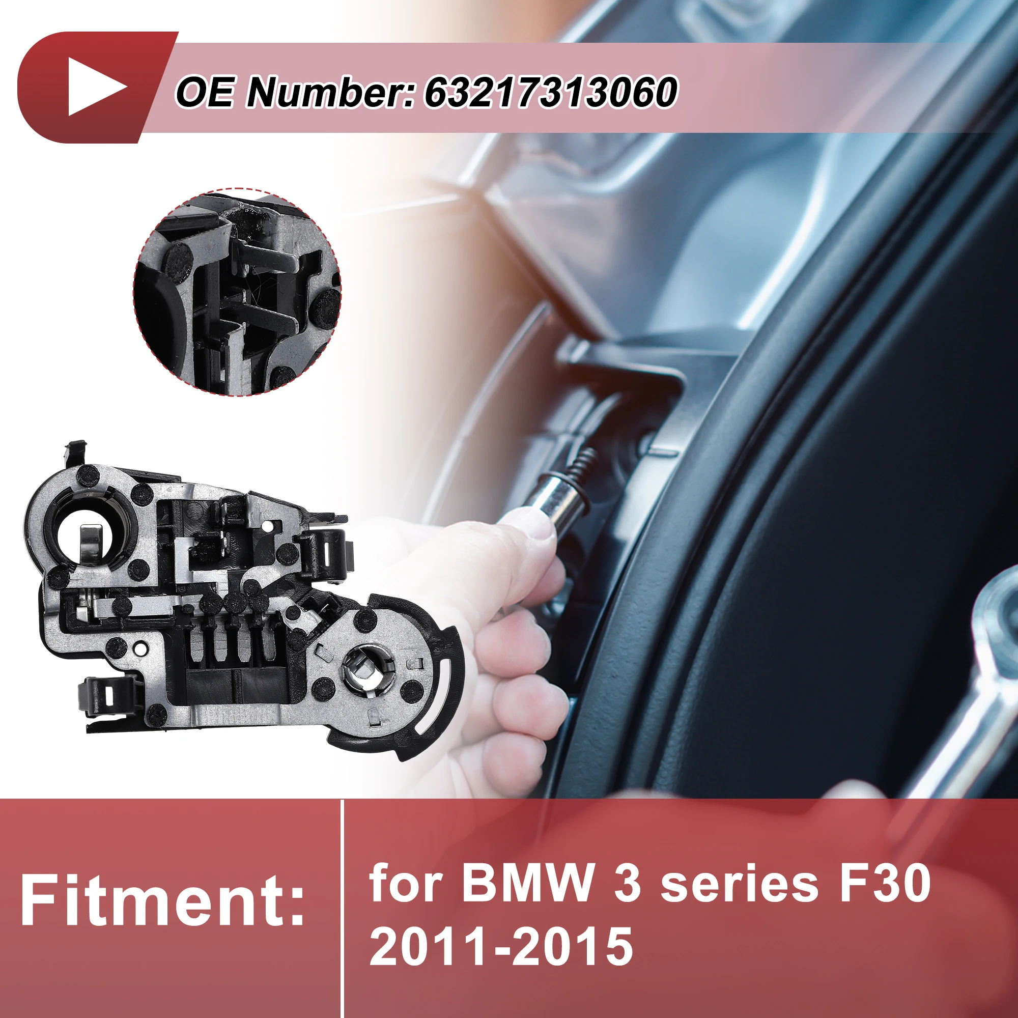 

Патрон правого заднего фонаря UXCELL для BMW 3 серии F30 2011-201563217313060, разъем лампы