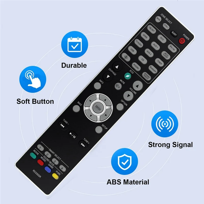 ABJF-remplacer RC035SR télécommande Formarantz récepteur AV stéréo SR6012 SR6014 SR5014 SR5013 NR1510 NR1609 NR1710