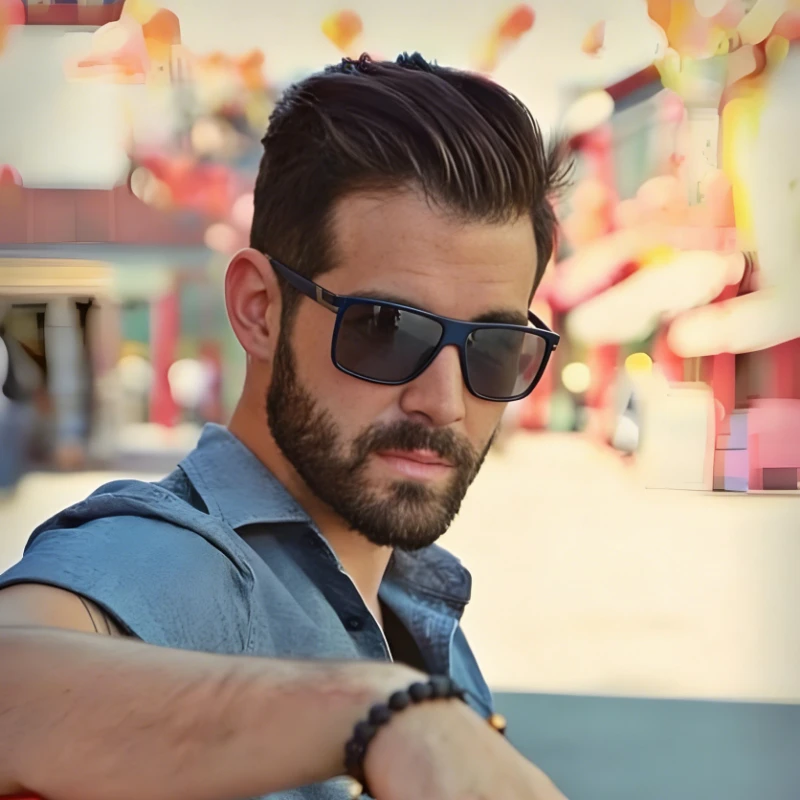 Luxury Men's Polarized Sunglasses UV400 Blocking Ultralight Frame Shades Fashion Male's Eyewear Outdoor Driving Fishing Ooudoor