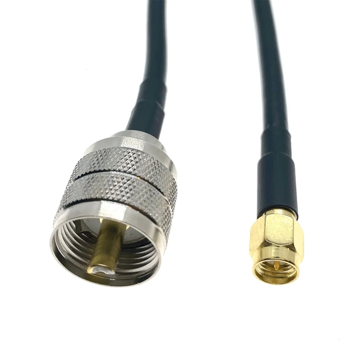 SMA MALE do SL16 PL259 SO239 UHF męski adapter Jumper Pigtail kabel koncentryczny RG58 kabel 12 cali ~ 30M