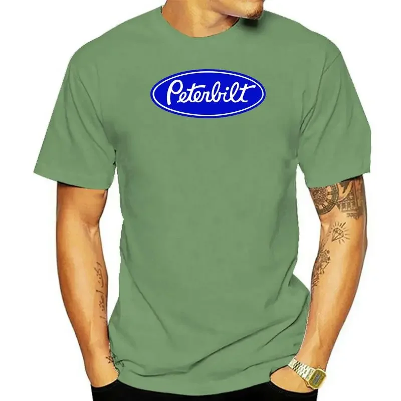 New PETERBILT Rare Logo Trucks Trucker Mens Black T-Shirt Size S to 3XL Gift Print T-shirtHip Hop Tee Shirt 2024 hot tees