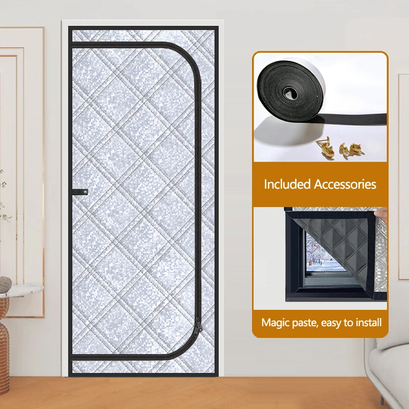 

Warm winter curtains,heat-insulating and windproof sealed windows,screen windows, thickened，windproof partition,sound insulatio