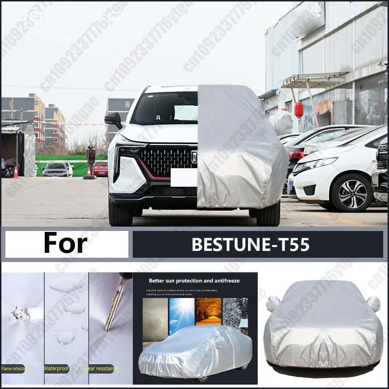 

For BESTUNE-T55 Oxford cloth car cover for sun protection, rain resistance, and all season special car dust cover