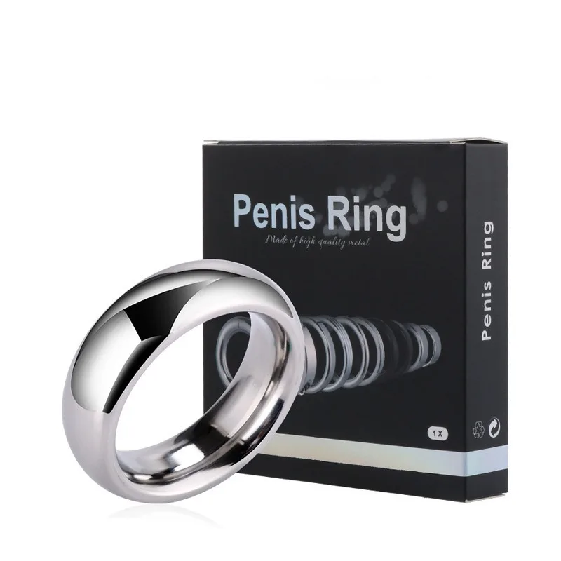 Stainless Steel Male Rooster Ring Weight-bearing Locking Chastity Cock Cage Adult Sex Toys Pene Exercise Scrotal Bondage Gear