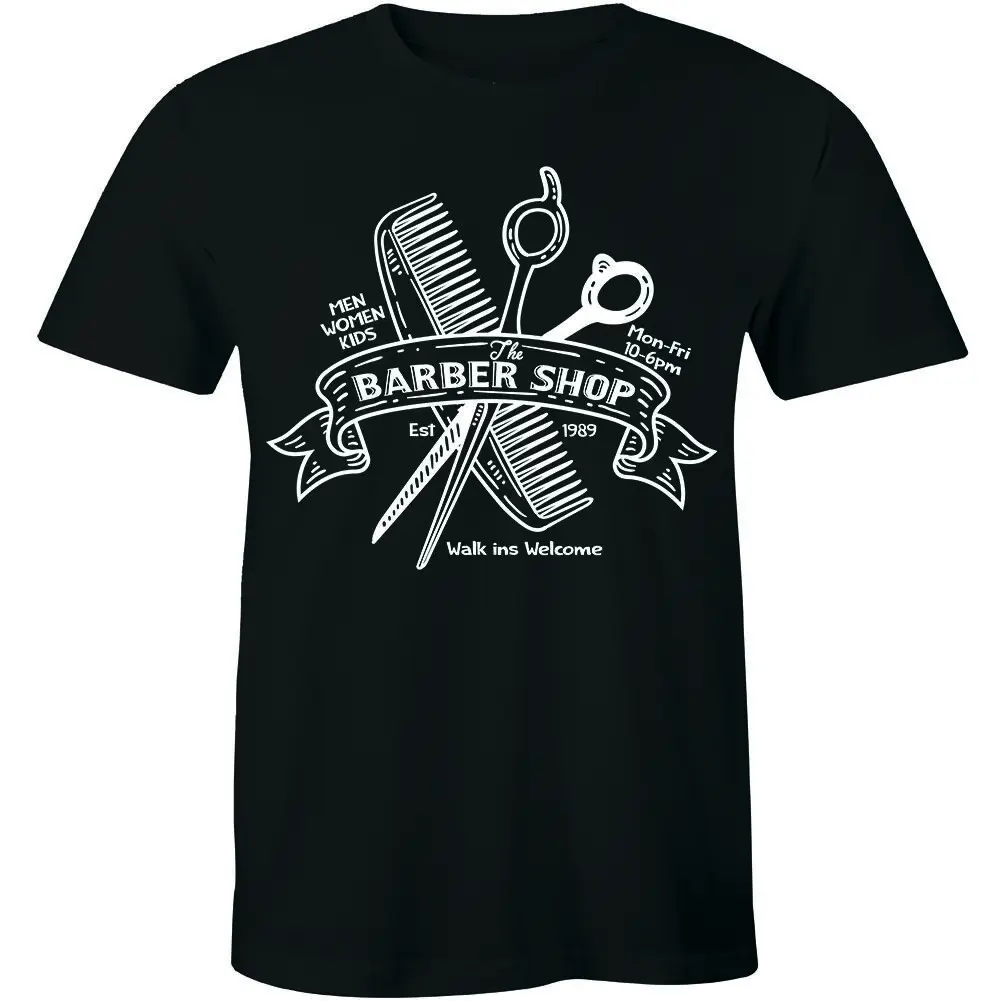 The Fadefather Customized Barber Barbershop Haircut Scissors Comb Men's T-Shirt