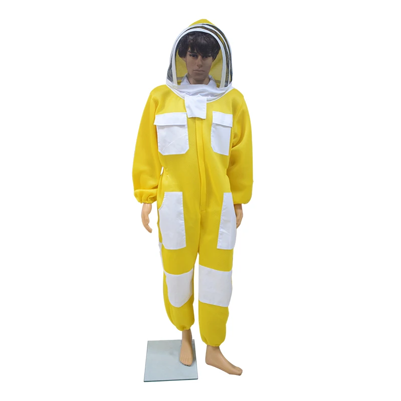 New 3D Air Cotton Fabric Beekeeping Suit Protects Bees Tools and Equipment Safety Beekeeper Veil Hats and Beekeeper Clothing