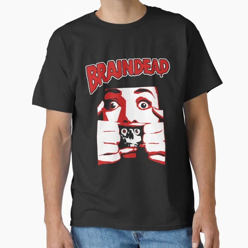 

braindead horror red 80s Sacry halloween gift t shirt for men Large size Tops S-6XL 100% cotton worn printed Clothes
