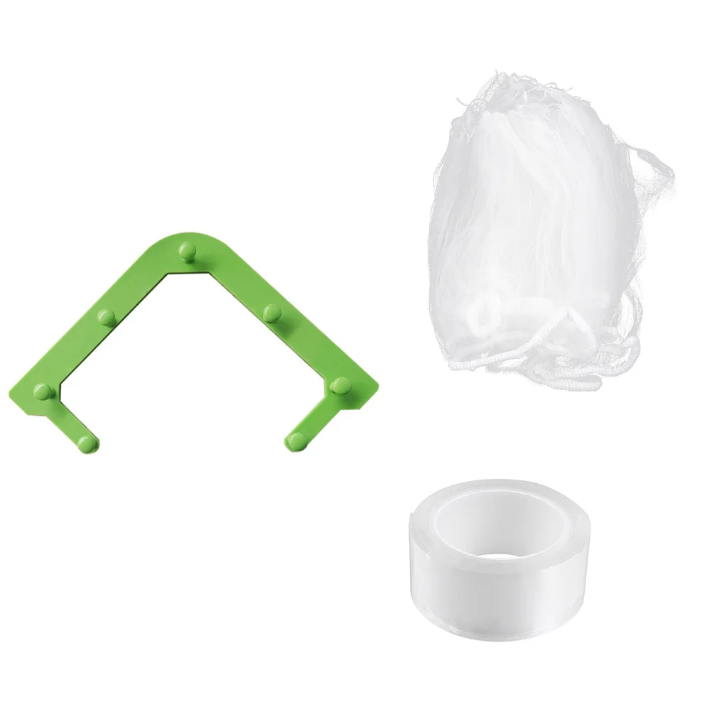 1 conjunto triângulo titular filtro saco de malha pia da cozinha filtro canto cesta cozinha lixo armazenamento net organizador durável