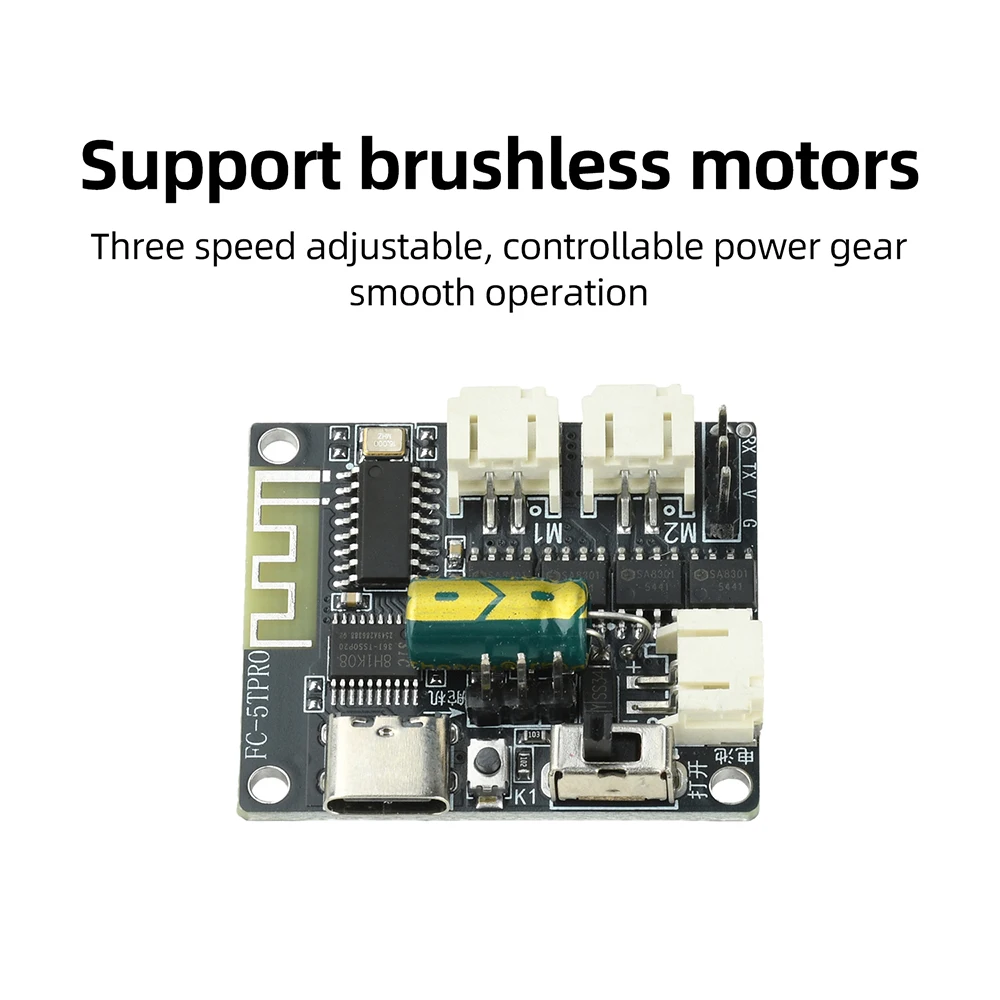 2,4G 4-Kanal DIY Montage Drahtloses Auto-Modul Fernbedienung für Bürstenlose ESC-Zubehörteile – Detail 16
