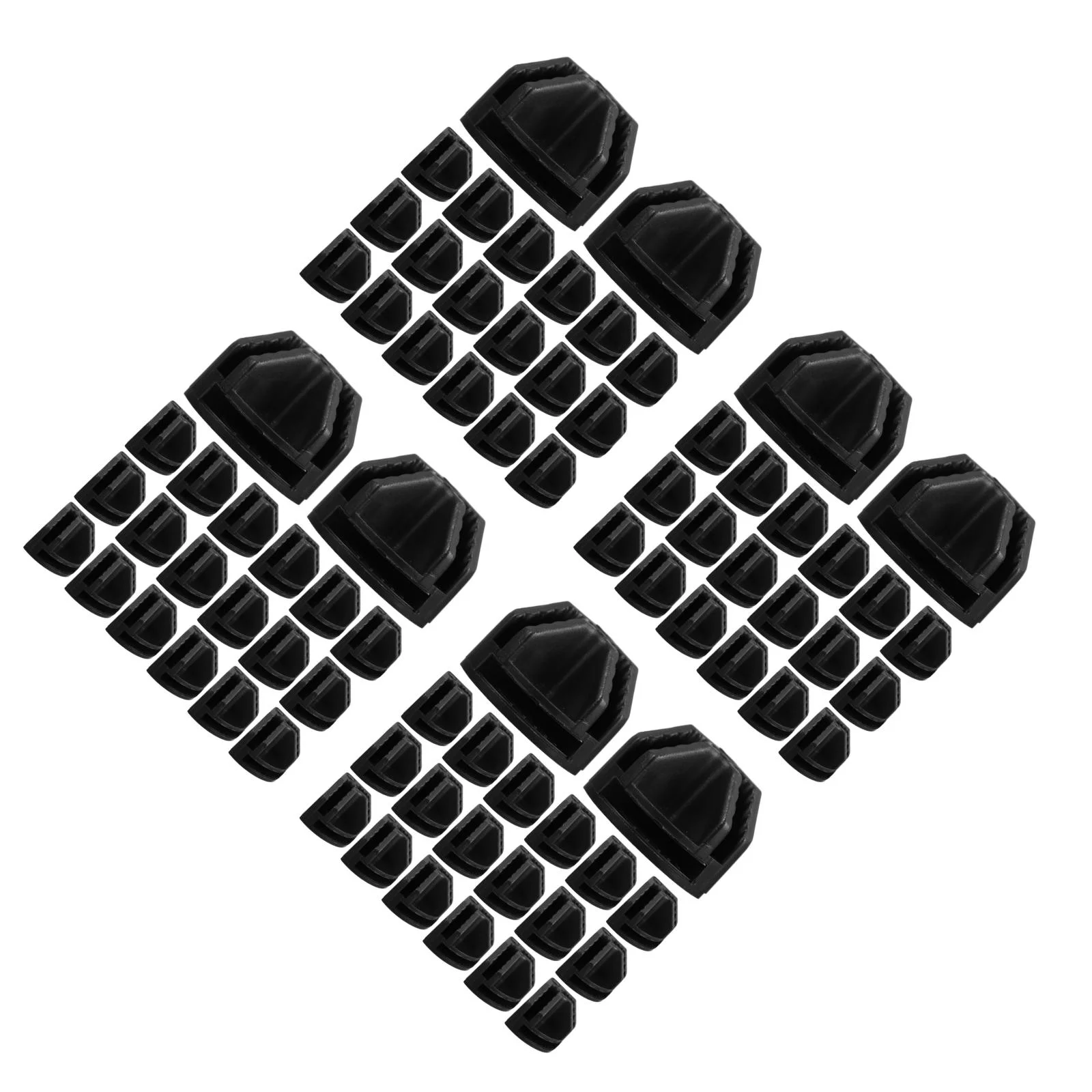 

80 pcs Fence Connecting Buckle Grid Cube Connector Plastic Buckles Wire Cube Plastic Connectors Grid Cube Buckles Heavy Duty Pl