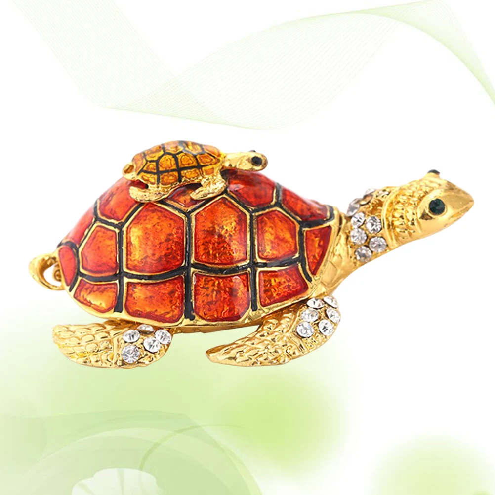 

Turtle Decorations Mother and Child Ornaments Sea Figurine Painted Cute for Kids