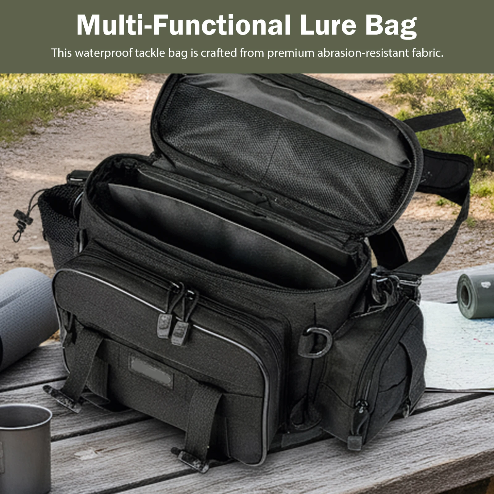 

Портативный органайзер для рыболовных снастей, износостойкий, для уличной рыбалки, коробка для приманок, сумки для хранения снастей для охоты, для морской и пресной воды