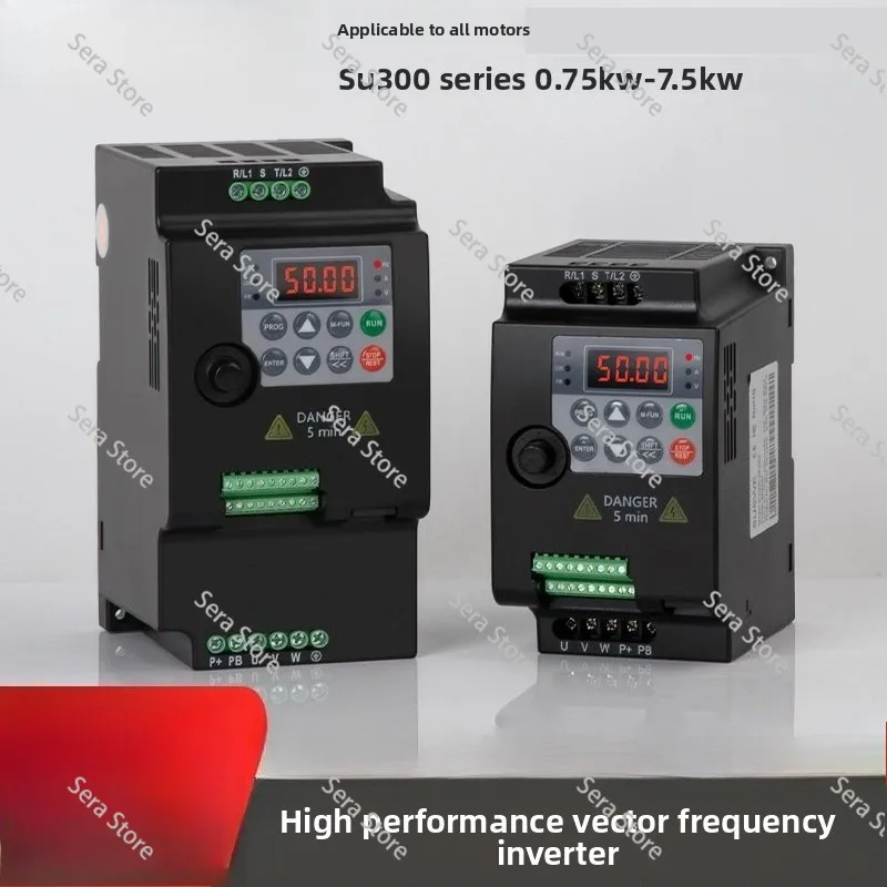 Inverter: Three-phase 380V, Single-phase, 220V to 0.75/1.5/2.2/5.5KW Motor, Water Pump, Fan Governor
