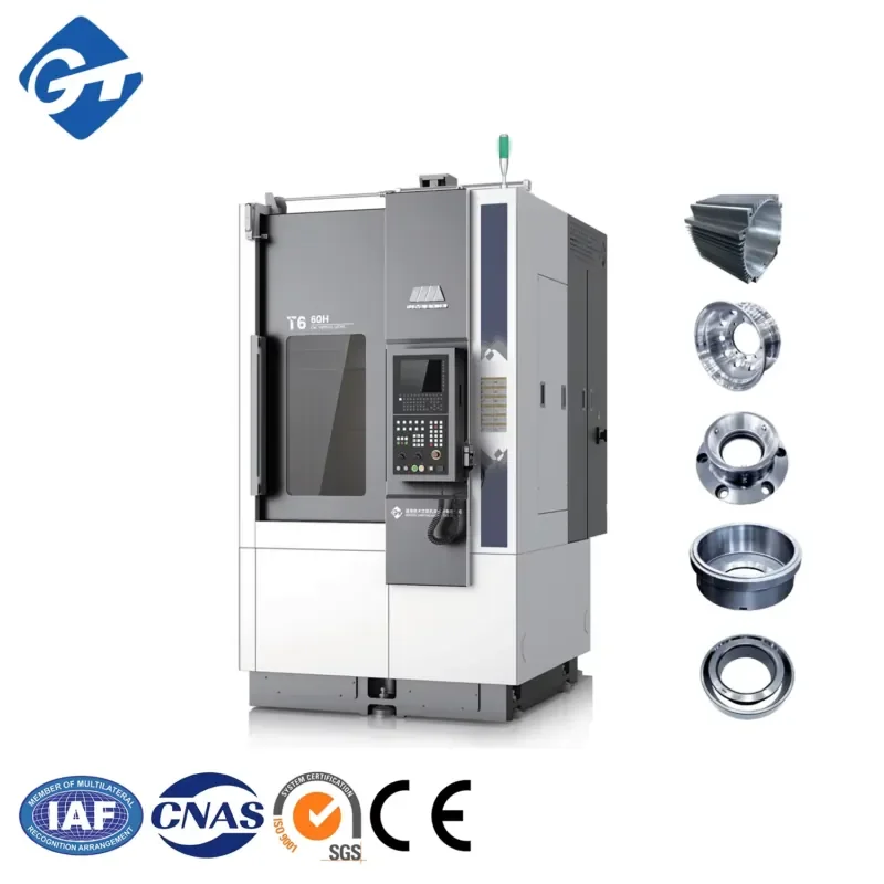 Torno vertical CNC GT SMTCL T6-60H, máquina de torno CNC, torno vertical para ruedas de aleación, torno vertical