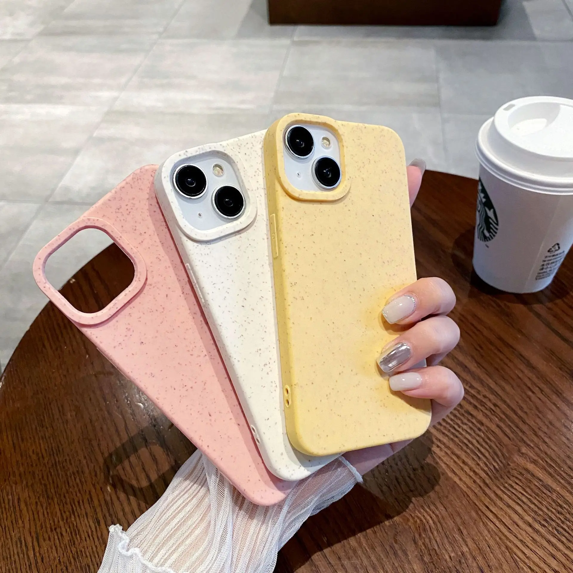 Biodegradable Eco Case - Custodia per iPhone 15 14 Pro