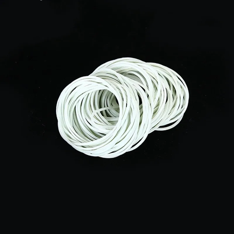 Rubber Bands, White Elastic Bands size 50*1.4mm,for Office Supplies Bank Home and Various Purpose