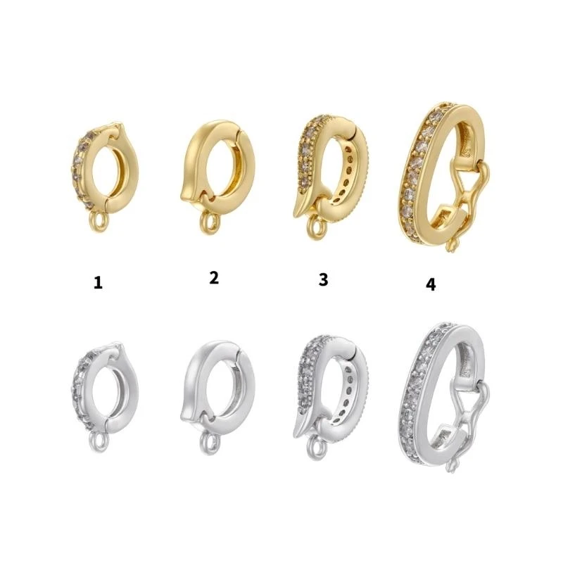 

Застежка с кубическим цирконием универсальный укороченность для ожерелий и браслетов изготовления ювелирных изделий.