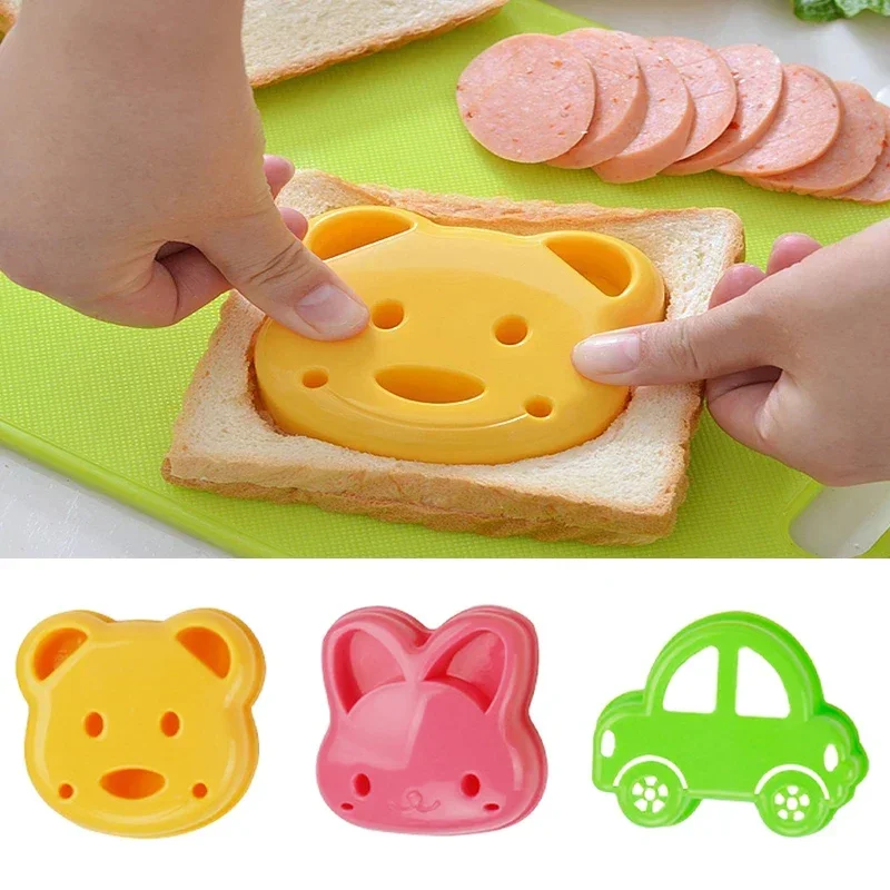 Bear Cat Car Sandwich Molds 2