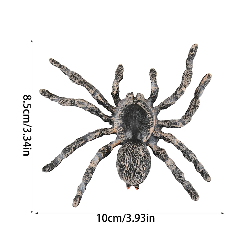 Realistic Spider Insect Tricky Prank Joke Toys Halloween Party Home Decoration Horror Props Plastic Artificial Spider Kids Gift