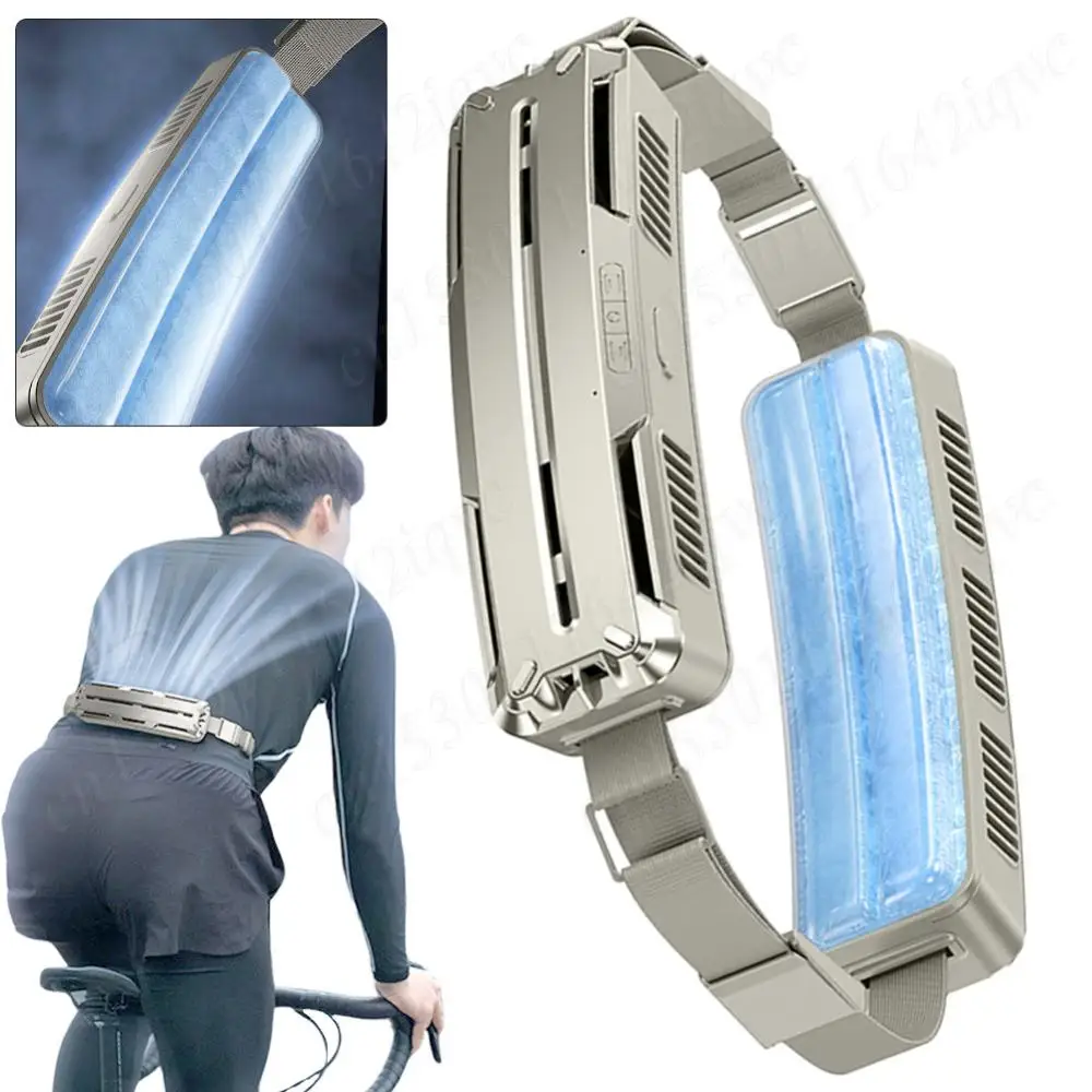 

Portable Personal Fan 5000mAh Wearable Body Belt Fan Adjustable Air Cooling Fan for Outdoor Indoor