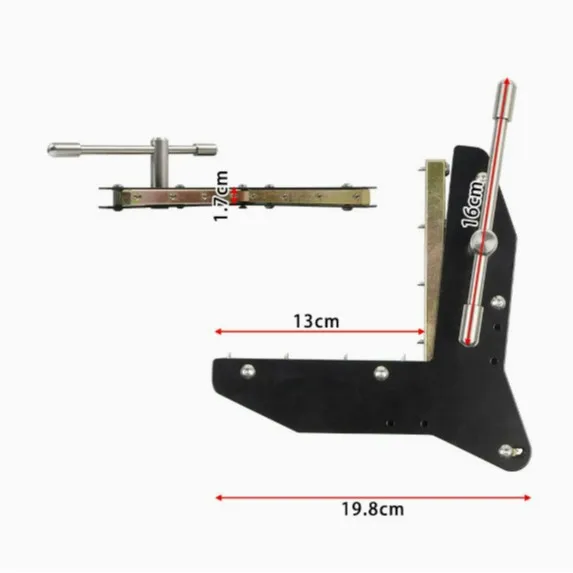 Woodworking Angle Clamp Right Angle Corner Clamp, Miter Clip for Picture Frame Cabinet Door Decor Fixing