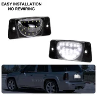 Conjunto de luz LED para matrícula, 2 uds., para Chverolet Trailblazer GMC Enovoy 2002-2009 Oldsmobile Bravada