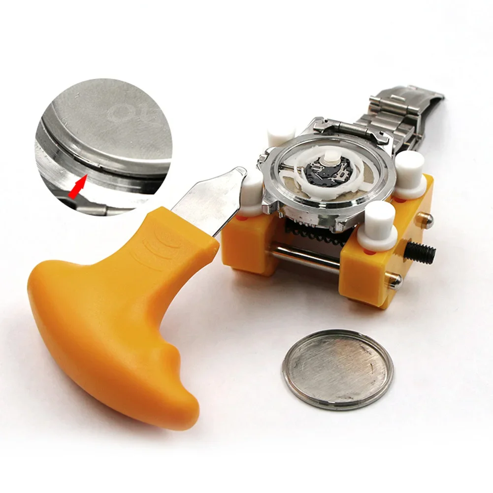 Kit di strumenti per la riparazione dell'orologio a leva Apri cassa dell'orologio Rimozione della copertura posteriore dell'orologio Strumento batteria di ricambio Accessorio per orologio