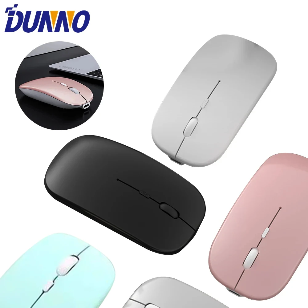 Wireless Mouse Bluetooth-compatible Computer Mouse Silent Rechargeable Ergonomic Mouse Optical Gaming Desktop PC Laptop