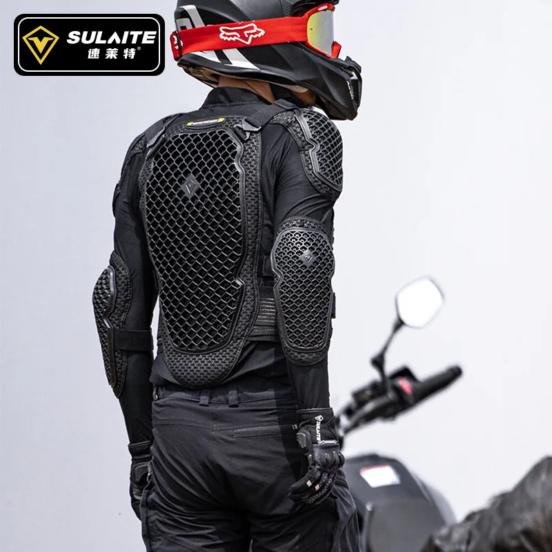 Armadura de motocicleta para veículo off-road, equipamento de proteção do peito, roupa de ciclismo