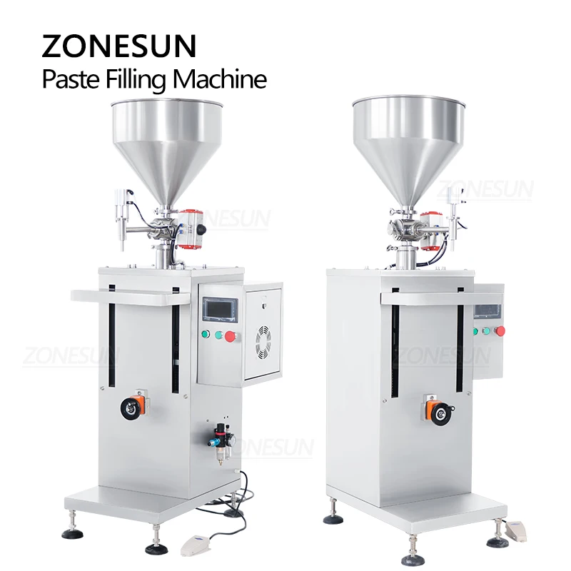 ZONESUN – Machine de remplissage de pâte ZS-GTSM1-100 ml, servomoteur, pompe à Rotor, pour liquide visqueux, crème, miel, Ketchup, Sauce Chili, 1000
