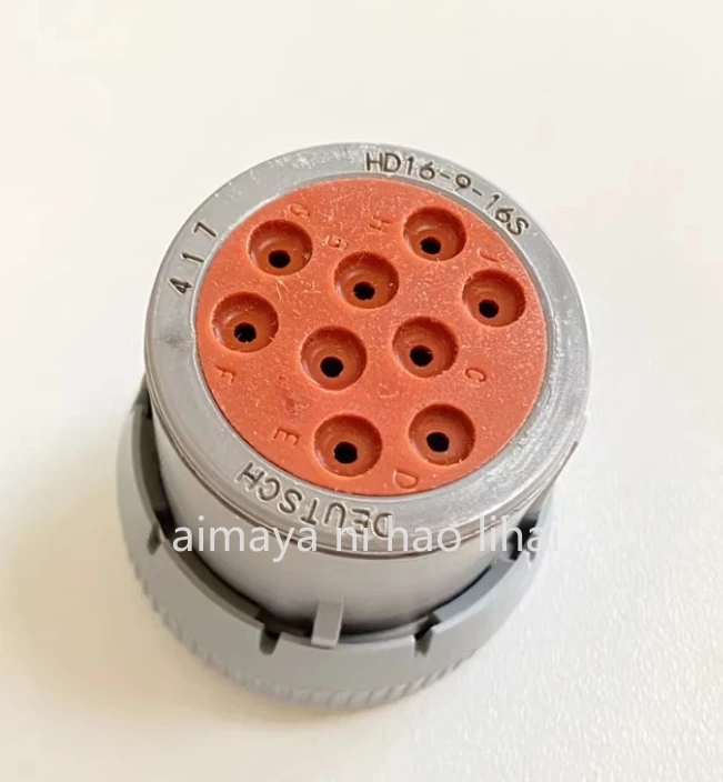 

2 шт. HD16-9-16S/Круглый серый 9-контактный диагностический разъем