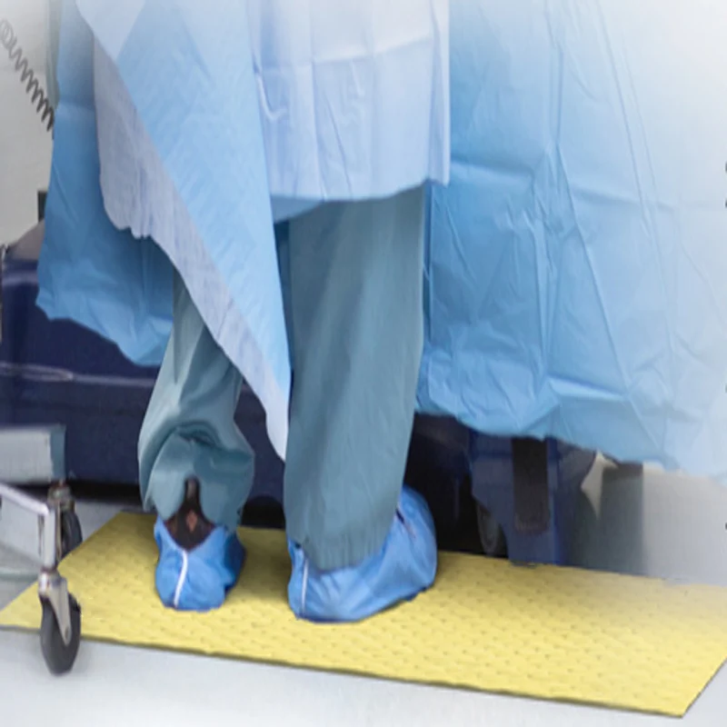 Assorbimento rapido Cuscinetti assorbenti antiscivolo Tappetino assorbente chirurgico in rotolo assorbente per sala chirurgica