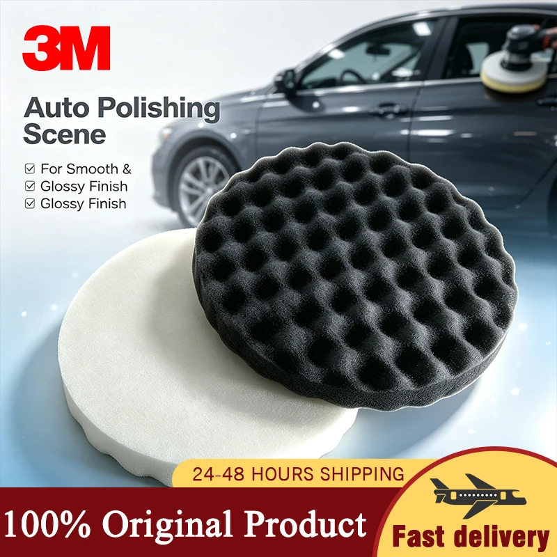 3M Perfect-lt Foam Compounding Pad 05723 05725 Single Sided Foam Polishing Pad for Auto 2 Pads