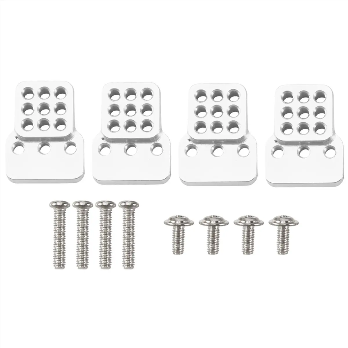 New Arrival Fashion 4Pcs RC Car Metal Shock Tower Bracket Kits Shock Sbsorbers Extension Seatfor 1/16 C-14/C-14K/C-24/C-24K Truc