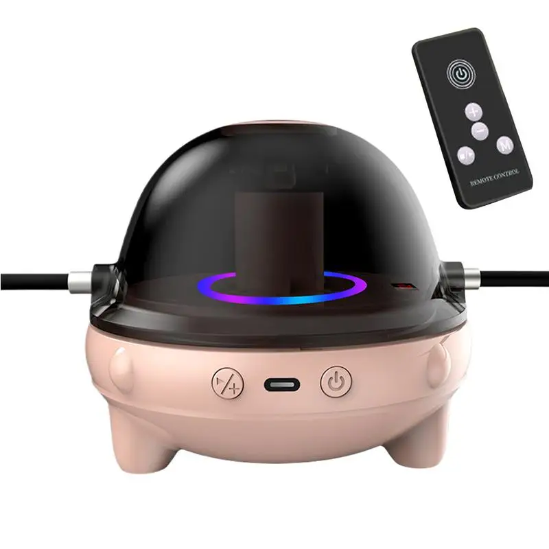 

Умная машина для прыжков со скакалкой, цифровой счетчик прыжков с музыкой, 10-скоростная регулируемая машина для прыжков со скакалкой с большим экраном для дома