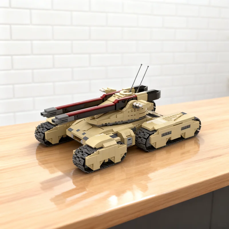 1307pcs MOC GDI Mammoth MK-3 Creator Model Building Blocks Christmas Gift Toy Education Assemble Display Collection Birthday 3D