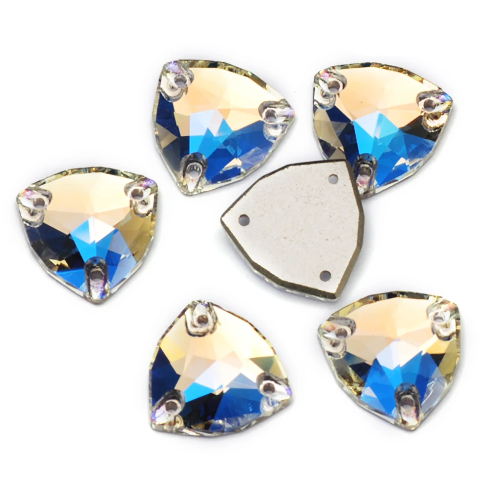 Pubrilex Moonlight All Shapes Aufnähbare Strasssteine Flache Kristalle für Handarbeiten zum Nähen von Strass für Eislaufanzüge, Gymnastikbekleidung und Accessoires – Detail 9